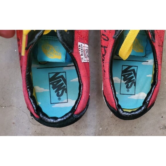 The Simpsons EL BARTO Vans Graffiti Sk8-Low Sneakers  Mens 4.5 Womens 6 - Picture 9 of 10